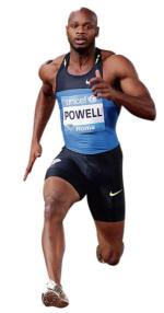 Asafa Powell, Jamajka - W 2005 r. zapewnił Jamajce pierwszy rekord świata na 100 m i oddał go dopiero Usainowi Boltowi. Złote medale zdobywał jednak tylko ze sztafetą. Był w tym roku w świetnej formie.Wykryto u niego oksylofrynę.