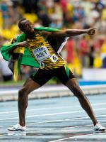 Usain Bolt po zwycięstwie: Chciałem pobiec lepiej, ale po półfinale miałem obolałe nogi, więc nie było mowy o rekordzie. Na Jamajce nigdy nie oczekują ode mnie mniej niż złota, a ja im to daję