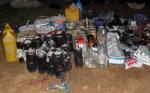 Arsenał terroru. Materiały wybuchowe Boko Haram skonfiskowane przez wojsko w Nakasare