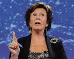 Neelie Kroes,  unijna komisarz  ds. Agendy Cyfrowej. 