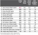 Ranking funduszy akcji małych i średnich spółek