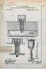 Patent na trumnę z włazem i wziernikiem. Doktor Gutsmuth do końca dbał o swoich pacjentów