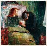 Edward Munch „Chore dziecko” (1907). Bardzo cichy krzyk