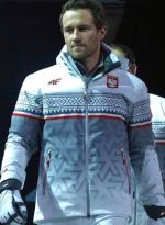 Model Mariusz Czerkawski w olimpijskim stroju