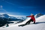 Szusowanie w parku śnieżnym w St. Moritz-Corviglia