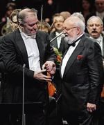 Dyrygent Walery Gergiew  i Krzysztof Penderecki 