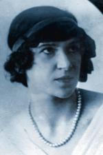 Jadwiga Długoborska,  z domu Wagner. Zdjęcie z ok. 1922 roku 