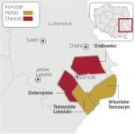 Na Lubelszczyźnie PGNiG i Chevron zamierzają wspólnie prowadzić prace poszukiwawcze surowców z łupków.  