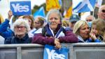 Wiec zwolenników szkockiej niepodległości we wrześniu tego roku w Edynburgu, zaraz po zapowiedzeniu referendum na wrzesień 2014 r.