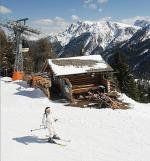 Włochy: stok narciarski Kronplatz w Dolomitach