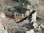 Bastion zamku asasynów Saru w górach Iranu