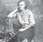 Irma Martens, lata 20. XX w., kolonia Wielikokniażeskoje 