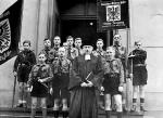  Bezdroża: pastor Karl Themel z członkami Hitlerjugend ze swojej parafii, rok 1935 