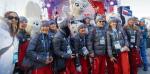 Powitanie reprezentacji Polski w górskiej wiosce olimpijskiej 