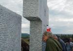 Polski cmentarz otwarto w Hucie Pieniackiej w roku 2005. Na obelisku umieszczono wszystkie nazwiska ofiar, które udało się ustalić