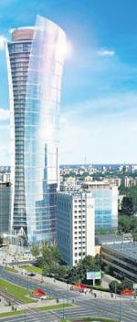 Stołeczny Warsaw Spire zostanie wyposażony  w dwupoziomowe windy.