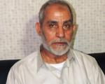 Mohamed Badia, najwyższy przywódca Bractwa Muzułmańskiego, jest jednym z kilkuset oskarżonych przed sądem w Minji 
