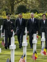 Barack Obama oddał hołd amerykańskim żołnierzom poległym w I wojnie światowej we Flandrii 
