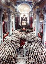 W obradach soboru brało udział ok. 3 tys. biskupów z całego świata
