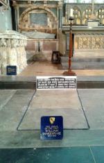 Grób Szekspira w kościele św. Trójcy w Stratford-upon-Avon 
