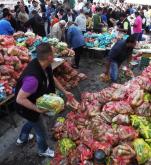 Góry warzyw na targowiskach świadczą o proteście handlarzy przeciwko nowym regulacjom tej branży  