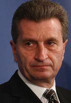 Günther Oettinger, komisarz Unii ds. energetyki 