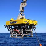 Podwodny robot Zeus pomagający firmie Odyssey Marine Exploration w przeszukiwaniu wraków może się zanurzać do głębokości 6 tys. metrów