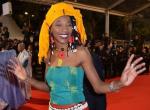 Fatoumata Diawara  z Mali, grająca główną rolę  w „Timbuktu”,  na festiwalu  w Cannes 