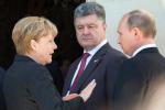 Merkel, Poroszenko, Putin – rozmowy po rosyjsku (cała trójka zna ten język) o przyszłości Ukrainy