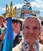 Nie dla kapitulacji. Demonstranci w Kijowie domagali się w niedzielę dalszej walki z separatystami 