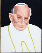 „Papież”, Rafał Bujnowski, olej/płótno, 2002