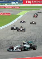 Nico Rosberg i jego mercedes na czele wyścigu o Grand Prix Niemiec