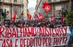 Palermo na Sycylii. Majowy marsz przeciwników narzuconego przez UE rygorystycznego programu oszczędnościowego