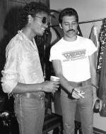 Michael Jackson i Freddie Mercury, 1983