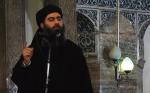 Kalif Ibrahim  przemawia w meczecie we właśnie wziętym Mosulu, czerwiec 2014 r. 