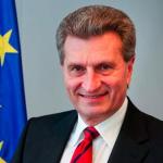 Komisarz ds. energii  Gunter Oettinger 