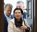 Ewa Kopacz zastąpi Donalda Tuska. Jej przeciwnikom nie udało się wylansować na premiera Tomasza Siemoniaka  (na zdjęciu wychodzą ze spotkania z prezydentem 28 sierpnia) 
