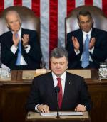 Ukraiński prezydent Petro Poroszenko przemawia na Kapitolu