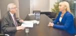 Elżbieta Bieńkowska może być pewna miejsca w Komisji Jeana-Claude'a Junckera  (na zdjęciu ich spotkanie  3 września przed nominacją  dla Polki) 