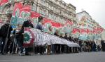 Pożądany sojusznik. Wskutek dużego osłabienia lewicy Jobbik (zdjęcie z demonstracji w Budapeszcie w marcu tego roku) urósł do rangi drugiej partii w kraju