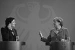 Polska powinna się domagać od Niemiec klarowności ich polityki – uważa autor. Na zdjęciu: Ewa Kopacz i Angela Merkel,  Berlin, 9 października 2014 r.
