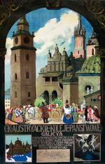 Karol Frycz, Plakat reklamujący podróże koleją do Galicji, 1913, papier, litografia 92,7×59,7 cm, Muzeum Narodowe w Krakowie