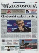 Zbigniew Chlebowski ociera łzę po ujawnieniu przez „Rzeczpospolitą” afery hazardowej