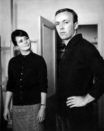 Teresa i Jan Lenicowie  w swym warszawskim mieszkaniu, lata 60.