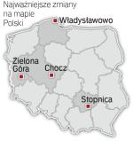 Chocz i Stopnica to nowe miasta, miasto Zielona Góra łączy się z przylegającą gminą, a z miasta Władysławowo odchodzi kilka nadmorskich miejscowości.