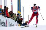 Marit Bjoergen biegnie po pierwszy triumf w Tour de Ski. Jeśli wygra, zapewni też sobie Puchar Świata