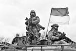 Ukraińscy żołnierze na pierwszej linii