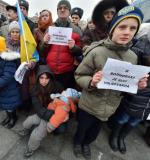 Protest w Kijowie po śmierci pasażerów autobusu