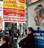 Plakaty wyborcze na ulicach Aten przypominają wszystkim o niedzielnych wyborach,  trzecich w ostatnich trzech latach