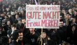 Demonstranci w Atenach  po zwycięstwie Syrizy życzą kanclerz Niemiec spokojnej nocy